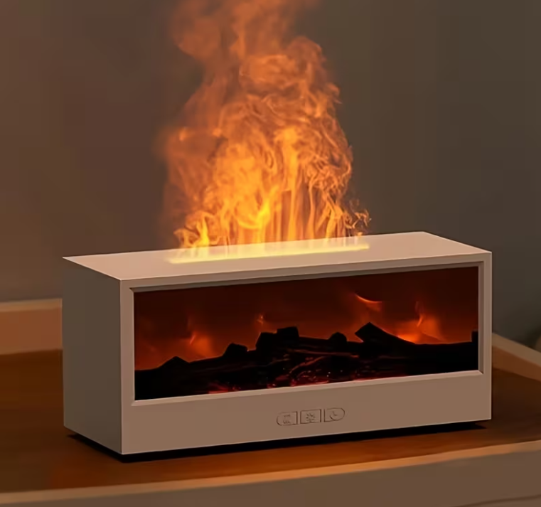 Kominek 3D z efektem realistycznego ognia